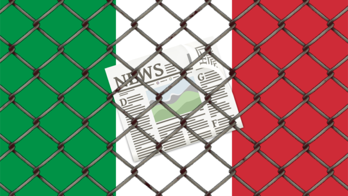 Libertà di stampa in calo in Italia